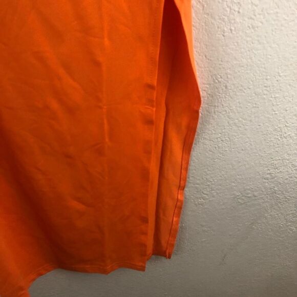 SHEIN Neon Orange One Strappy Split Dress size S. New - Picture 5 of 5